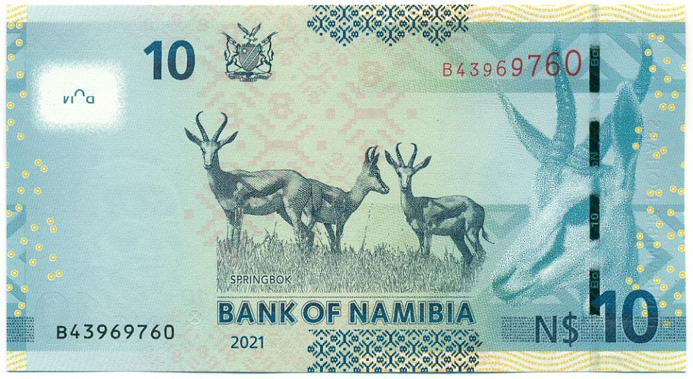 10 долларов 2021 года Намибия — Фото №2