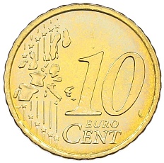 10 евроцентов 2002 года Ирландия — Фото №2