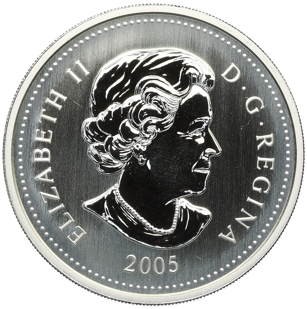 5 долларов 2005 года Канада «60 лет победе во Второй Мировой войне» — Фото №2