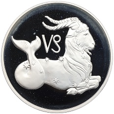 3 рубля 2003 года ММД «Знаки зодиака — Козерог» — Фото №1