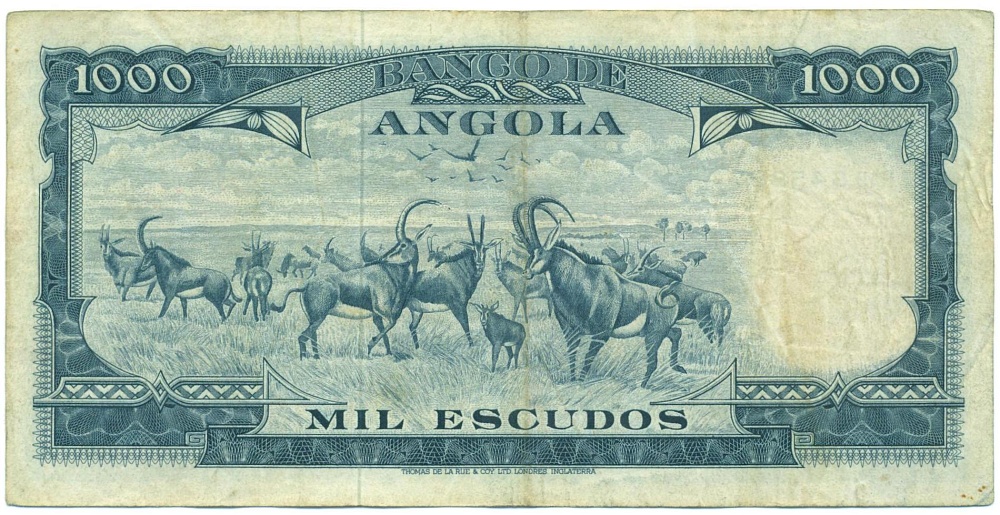 1000 эскудо 1962 года Ангола — Фото №2