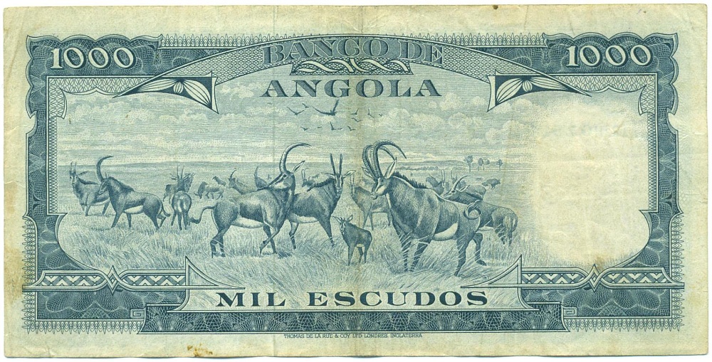 1000 эскудо 1970 года Ангола — Фото №2