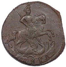 Денга 1759 года Российская Империя (Елизавета Петровна) — Фото №2
