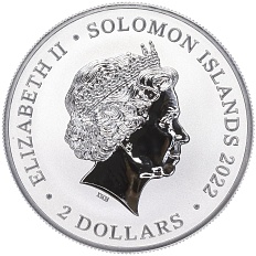 2 доллара 2022 года Соломоновы острова «Королева пиратов — Мэри Рид» — Фото №2