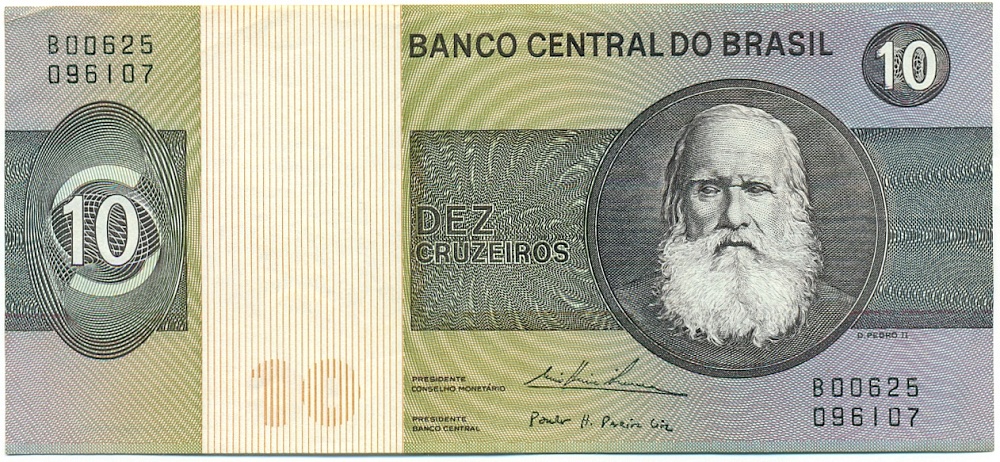 10 крузейро 1979 года Бразилия — Фото №1