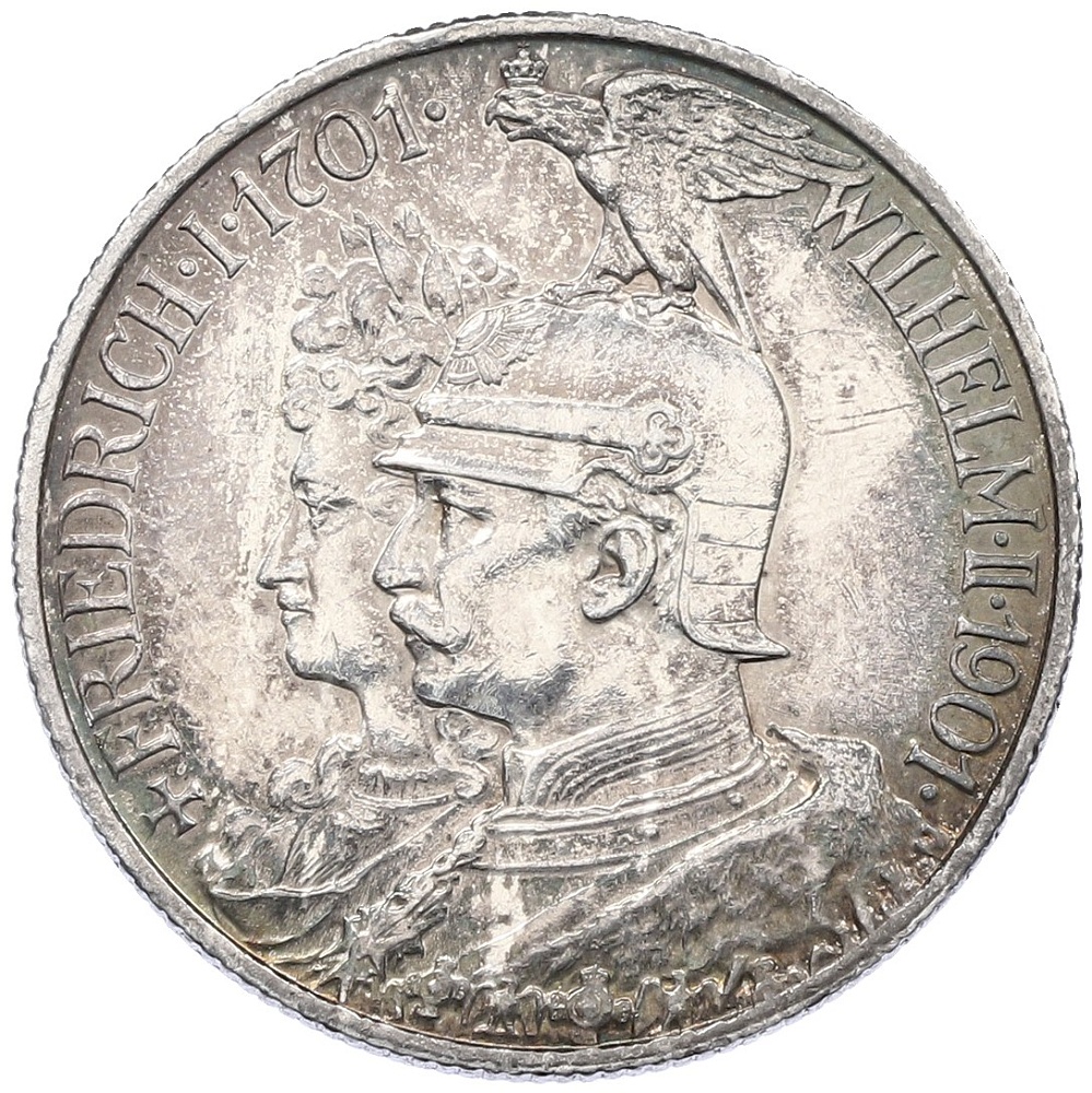 2 марки 1901 года Германия (Пруссия) «200-летие Пруссии» — Фото №1