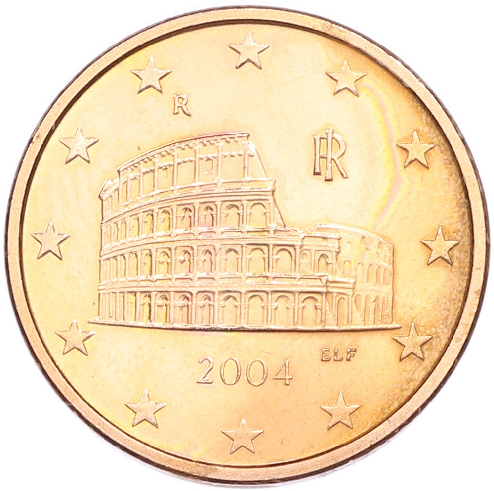 5 евроцентов 2004 года Италия — Фото №1
