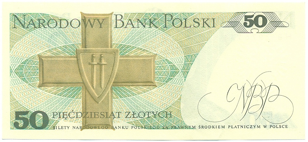 50 злотых 1988 года Польша — Фото №2