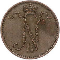 1 пенни 1913 года Русская Финляндия — Фото №2