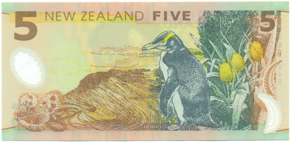 5 долларов 1999 года Новая Зеландия — Фото №2