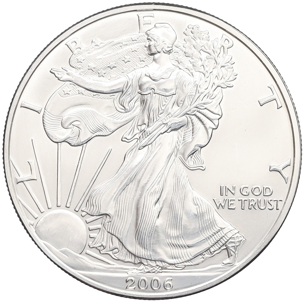 1 доллар 2006 года США «Шагающая Свобода» — Фото №1