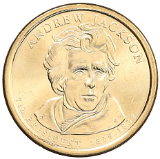 1 доллар 2008 года D США «7-й президент США Эндрю Джексон» — Фото №1