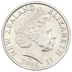 5 центов 2004 года Новая Зеландия — Фото №2