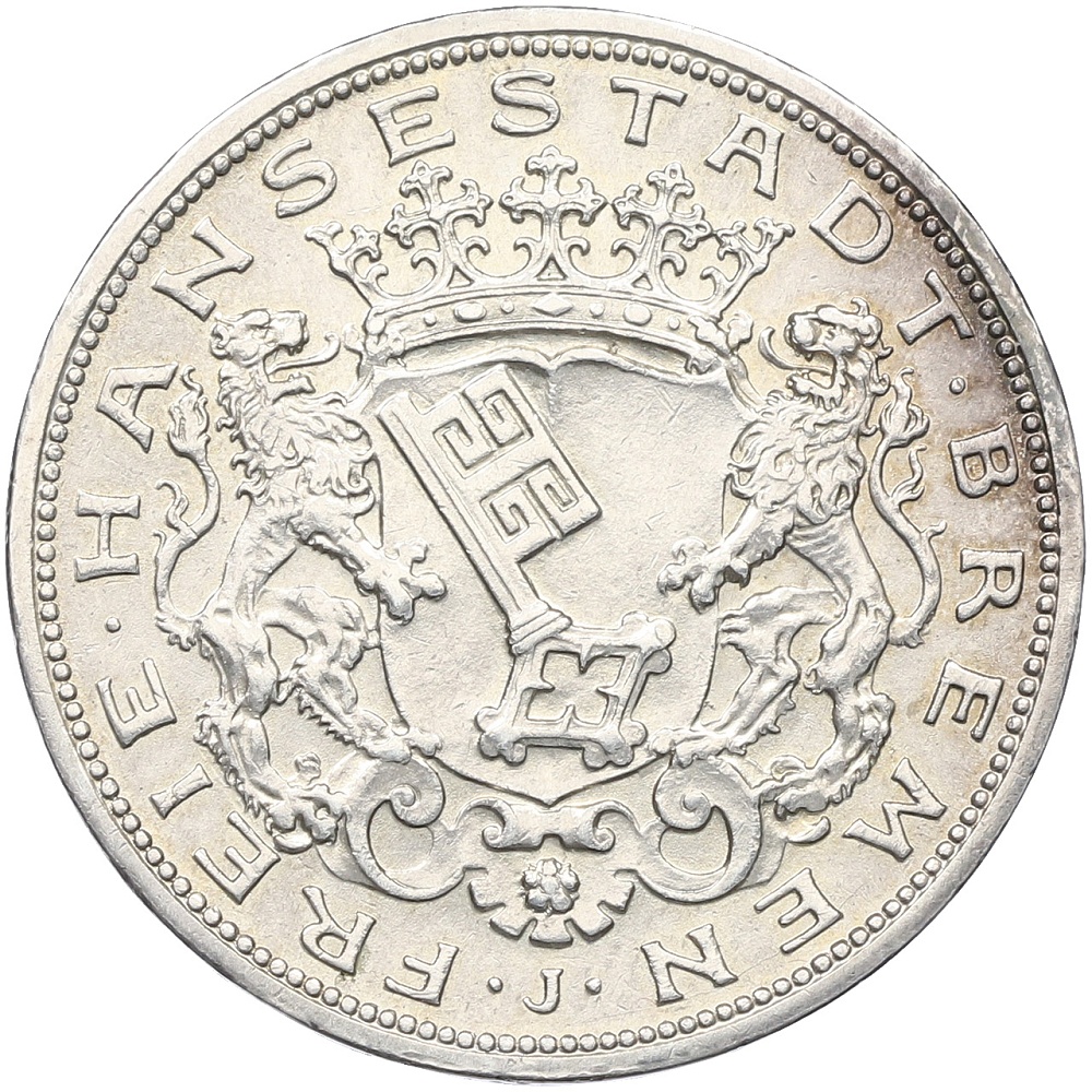 5 марок 1906 года Германия (Бремен) — Фото №1