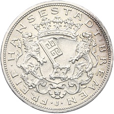 5 марок 1906 года Германия (Бремен) — Фото №1