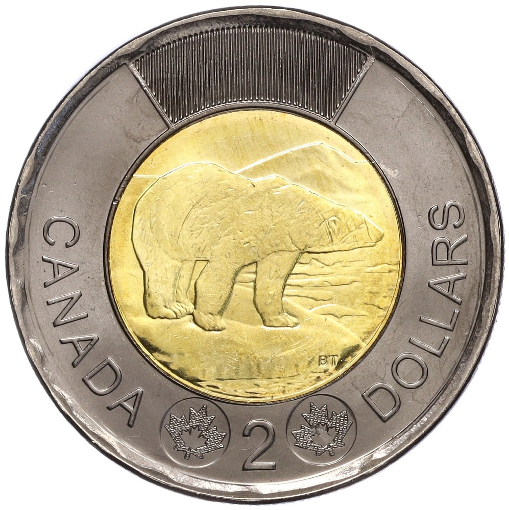 2 доллара 2022 года Канада «Дань уважения Королеве Елизавете II» — Фото №1