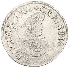 2/3 талера 1676 года Шварцбург-Зондерхаузен — Фото №1