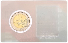 2 евро 2018 года Сан-Марино (в блистере) — Фото №2