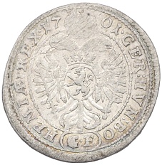 3 крейцера 1701 года Богемия (Леопольд I) — Фото №2