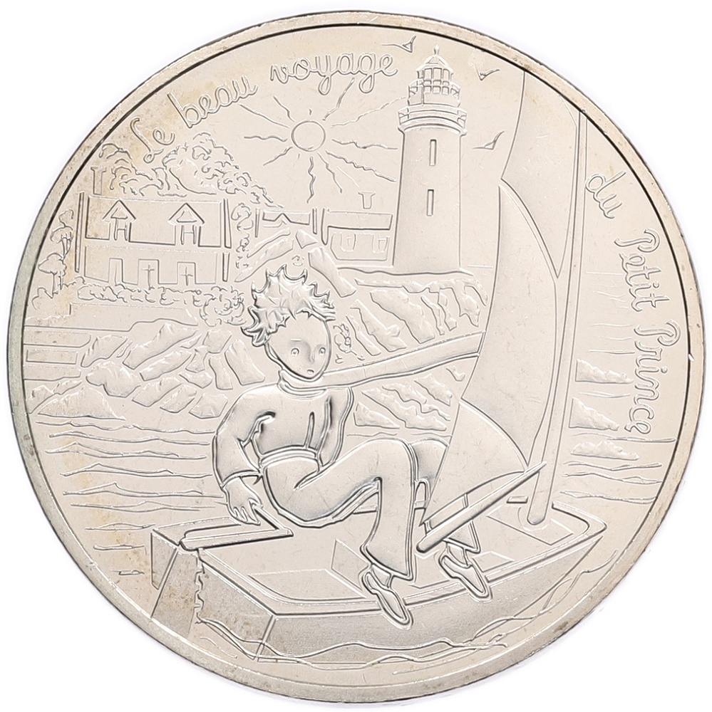 10 евро 2016 года Франция «Маленький принц — Яхта» — Фото №1