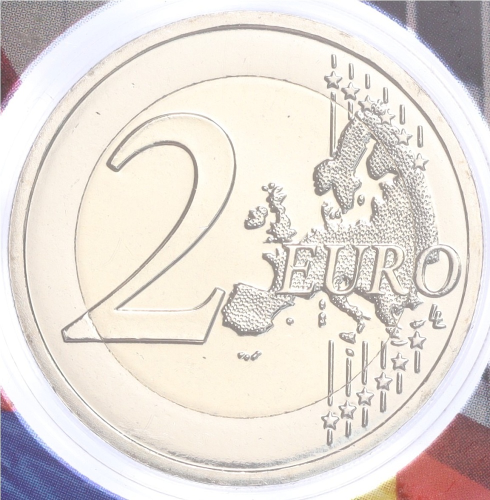 2 евро 2023 года Андорра «30 лет вступления Андорры в ООН» (в блистере) — Фото №2