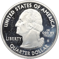 1/4 доллара (25 центов) 2008 года S США «Штаты и территории — Гавайи» — Фото №2