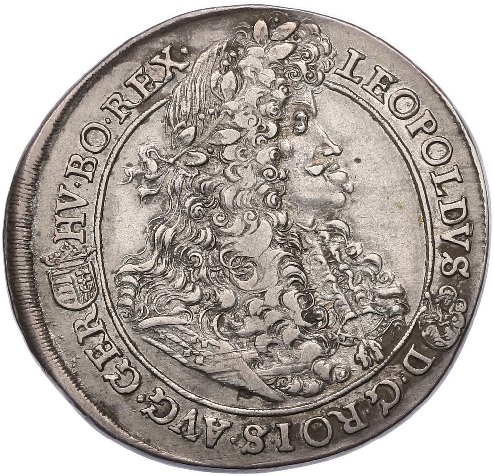 1 талер 1691 года Венгрия (Кремниц) Леопольд I — Фото №1