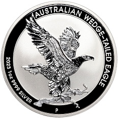 1 доллар 2023 года Австралия «Австралийский клинохвостый орел» — Фото №1
