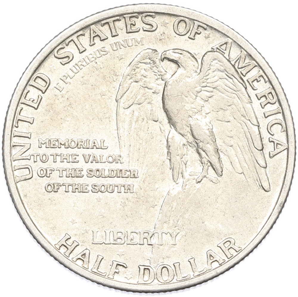 1/2 доллара (50 центов) 1925 года США «Мемориал Стоун-Маунтин» — Фото №2