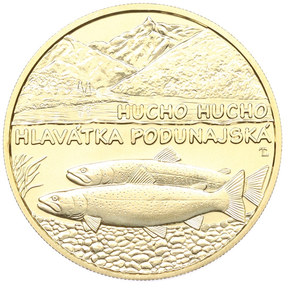 5 евро 2025 года Словакия «Фауна и флора Словакии — Дунайский лосось» — Фото №1