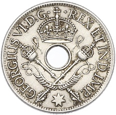 1 шиллинг 1938 года Британская Новая Гвинея — Фото №2