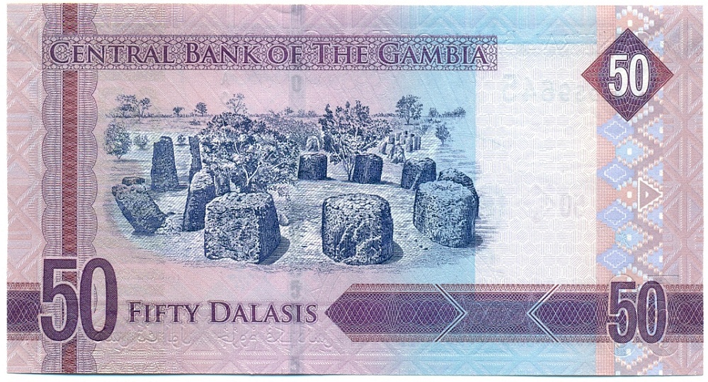 50 даласи 2015 года Гамбия — Фото №2