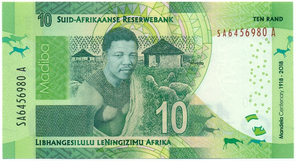 10 рэнд 2018 года ЮАР — Фото №2