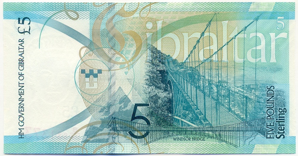 5 фунтов 2020 года Гибралтар — Фото №2