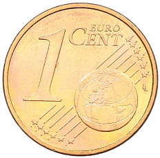 1 евроцент 2001 года Монако — Фото №2