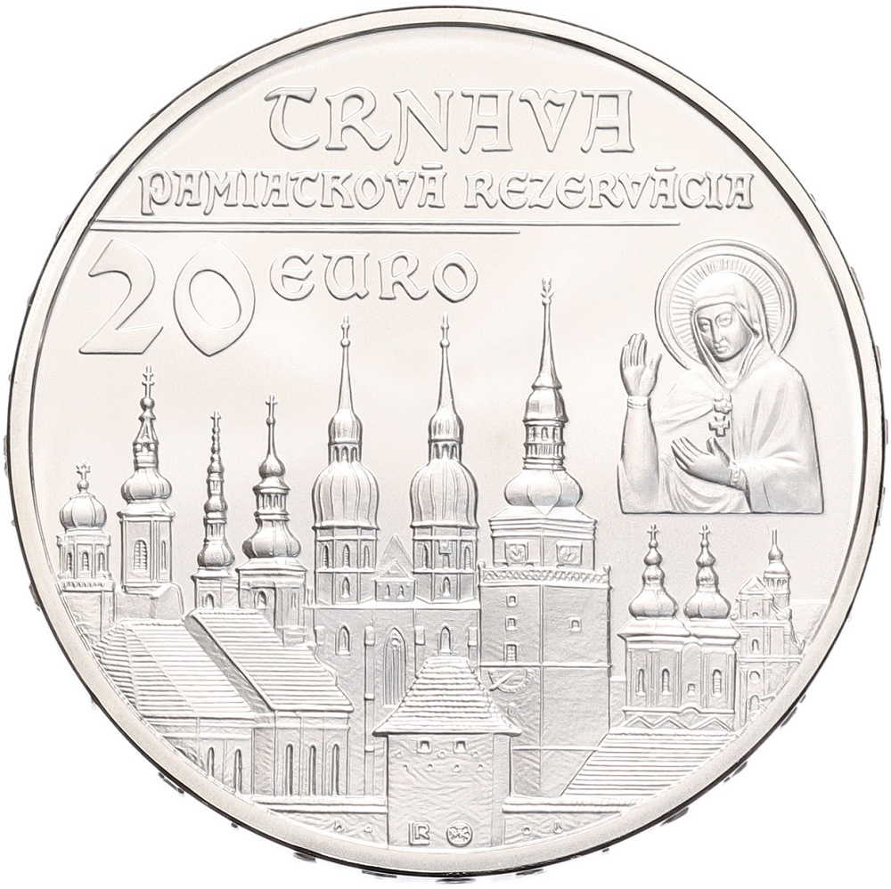 20 евро 2011 года Словакия «Объект культурного наследия Трнава» — Фото №1