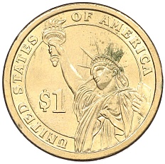 1 доллар 2009 года (Р) США «11-й президент США Джеймс Полк» — Фото №2