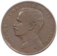1 чентезимо 1914 года Италия — Фото №2