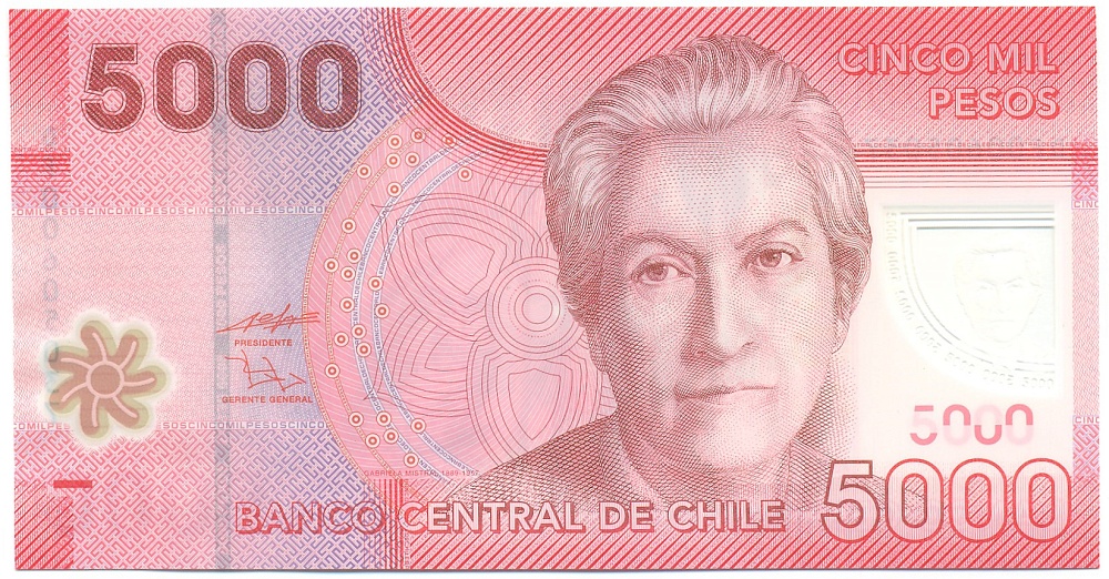 5000 песо 2011 года Чили — Фото №1