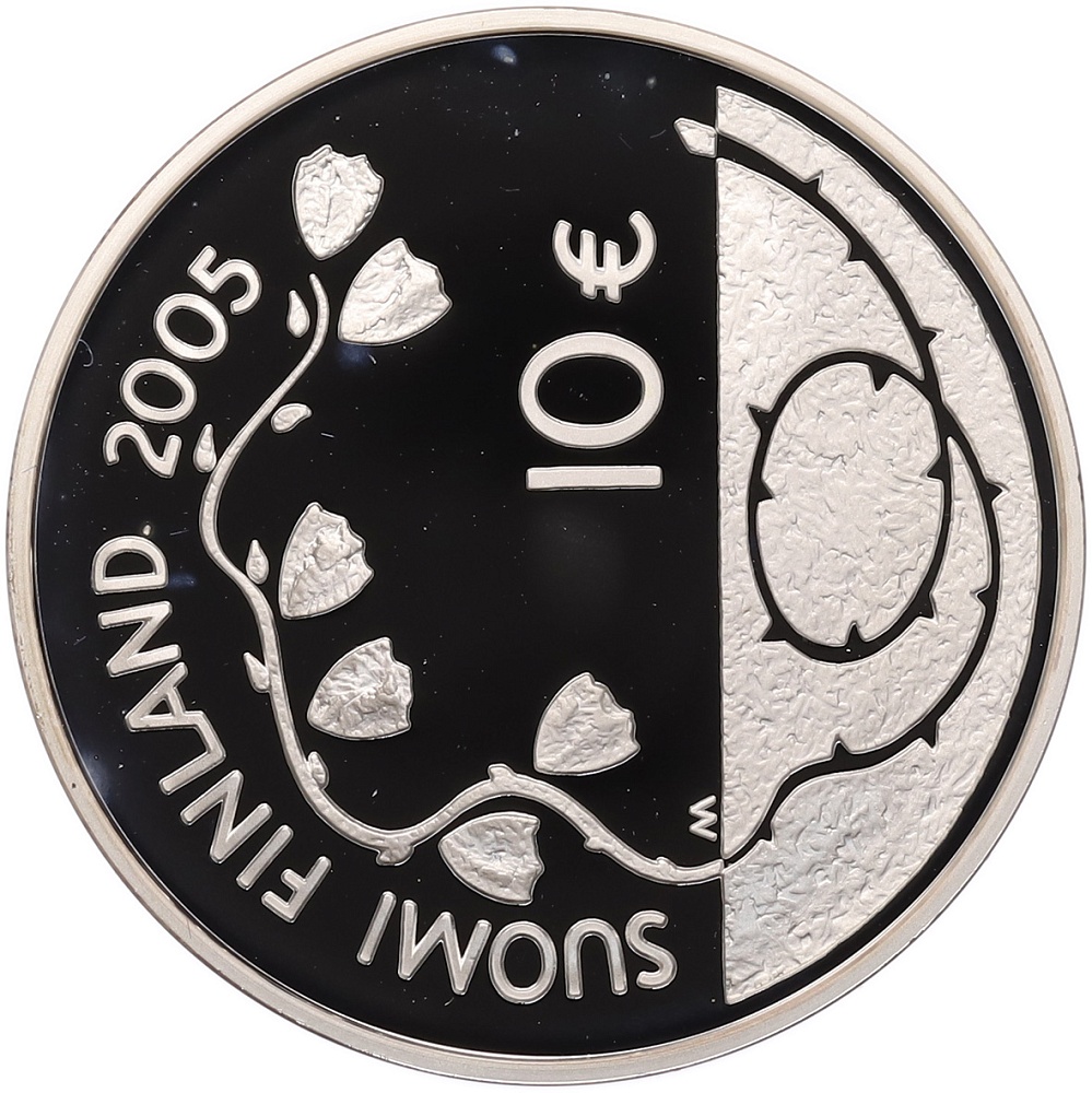 10 евро 2005 года Финляндия «60 лет мира» — Фото №2