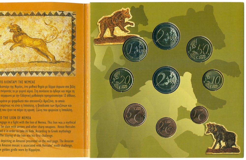 Набор из 9 евромонет 2012 года Кипр — Фото №2