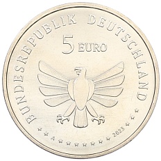 5 евро 2023 года A Германия «Чудесный мир насекомых — Семиточечная коровка» — Фото №2