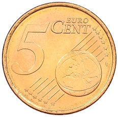 5 евроцентов 2002 года Ирландия — Фото №2