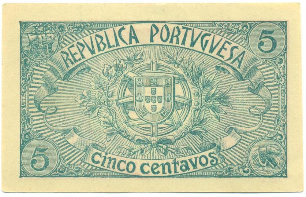 5 сентаво 1918 года Португалия — Фото №2