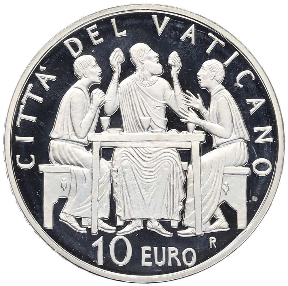 10 евро 2005 года Ватикан «Год Евхаристии» — Фото №1