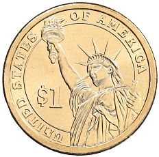 1 доллар 2009 года Р США «11-й президент США Джеймс Полк» — Фото №2