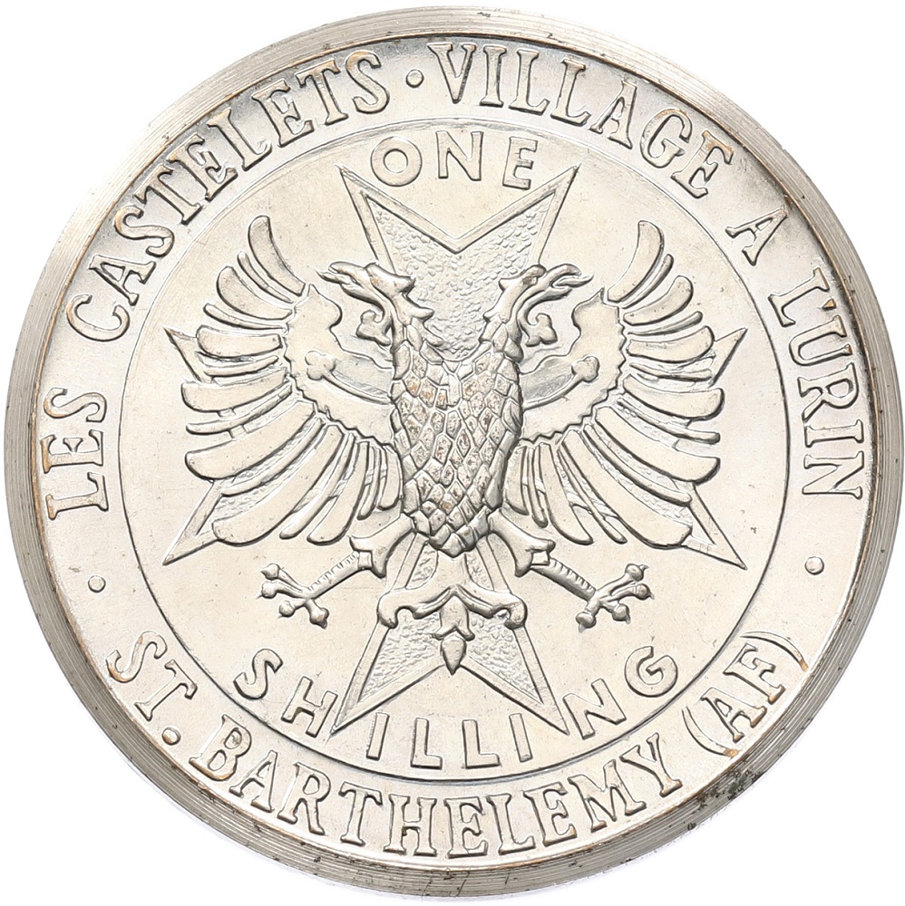 1 шиллинг 1970 года Сен-Бартелеми (Unusual) — Фото №2