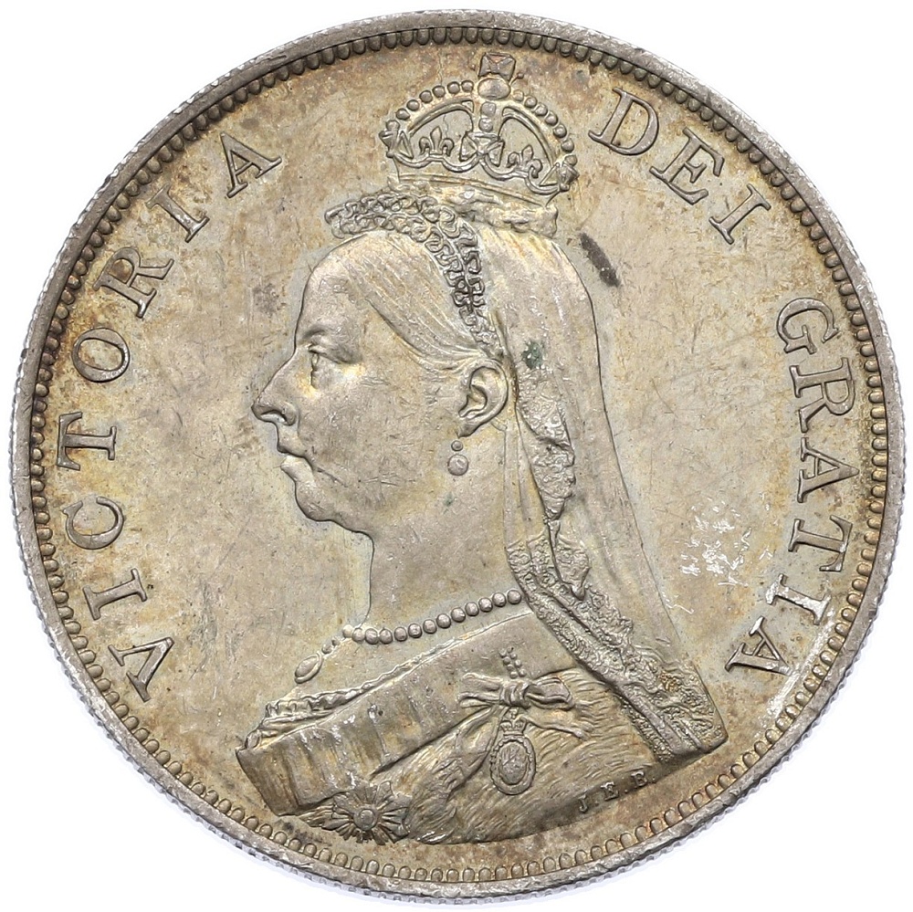 Двойной флорин 1887 года Великобритания — Фото №2