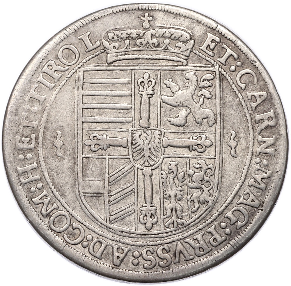 1 талер 1618 года Австрия (Тироль) Максимилиан III — Фото №2