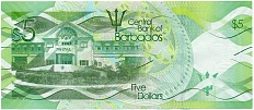 5 долларов 2018 года Барбадос — Фото №2